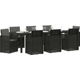  Komplet za jedilnico v vrtu z blazino 9 pcs Antracit PP, (5000334708) | Shoptok.si