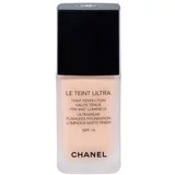 Chanel Le Teint Ultra SPF15 tekoč puder z mat učinkom 30 ml Odtenek 12 beige rosé