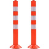  Cestovni stupovi za kontrolu prometa 2 kom plastični 75 cm | shoptok.hr