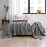  Pamučni prekivač sa dva lica 230x280cm Grey ( VLK000219-grey ) | Eponuda.com