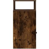 vidaXL Noćni ormarić s ladicom dimljeni hrast 25x31x66 cm | shoptok.hr