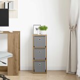  Kreveta s ladicama Umjetnički hrast 25,5 x 22 x 69,5 cm | shoptok.hr