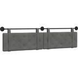  Držeće uzglavlje Zidne Tamno siva 210 x 55 x 5 cm Baršun - Tamno siva 200 cm bez LED | shoptok.hr