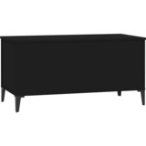  Stolić za kavu crni 90 x 44,5 x 45 cm od konstruiranog drva | shoptok.hr