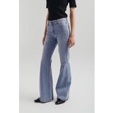 Legendww zenske slim farmerice sa zvono nogavicama i cirkonima -model 246 | ePonuda.com