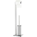 Zack Linea Stalak za WC četku i toaletni papir (Visina: 72,5 cm, Plemeniti čelik, Mat) | shoptok.hr
