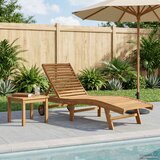  Ležaljka Smeđa Čvrsto teak drvo | shoptok.hr