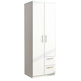 Hanah home Ormar Merlin 2, 60x171.8x45 cm, Bijeli | Eponuda.ba
