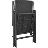  7-dijelni vrtni blagovaonski set crni | shoptok.hr