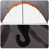 za zabave s krovom Siva i narančasta 400 x 400 x 320 cm | Eponuda.com