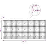  Gabion s žicom debljine 3,5 mm i mrežom 10x10 cm 350x10x150 cm | shoptok.hr