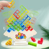  Tetris stolp ravnotežna igra spretnosti 48 blokov 22 barvne kartice | Shoptok.si