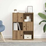 vidaXL Knjižna omara artisan hrast 60x24x76,5 cm inženirski les | Shoptok.si