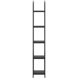 vidaXL Polica Crni hrast 40 x 30 x 183 cm Konstruirano drvo | shoptok.hr