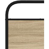 vidaXL Uzglavlje boja hrasta sonome 80 cm čelik i konstruirano drvo | shoptok.hr