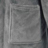  Bade mantil bez kapuljače Tamno siva xxl Flanel | shoptok.hr