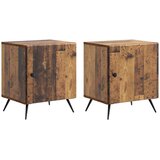  Noćni ormar 2 pcs Staro drvo 43 x 34 5 x 50 cm | shoptok.hr
