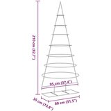  Metalno ukrasno božićno drvce crno 210 cm | shoptok.hr