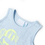  Dječja majica bez rukava nježnoplava prošarana 128 | shoptok.hr