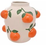 Widdop & Co. Hestia - Vaza - Hestia, White with Oranges Cene