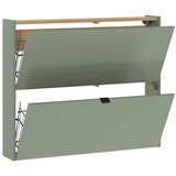 Premium Living Prljavo zeleni preklopni/viseći ormarić za cipele u dekoru hrasta 100x83x18 cm Ameca – | shoptok.hr