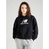 New Balance Majica 'Essentials' črna / bela | Shoptok.si