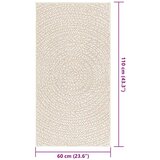  Tepih ZIZUR 60 x 110 cm s izgledom jute unutarnji i vanjski | shoptok.hr
