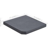 vidaXL utežna plošča za senčnik granit kvadratna 25 kg | Shoptok.si