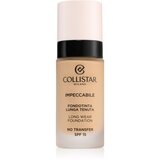 Collistar Impeccabile Long Wear Foundation dolgoobstojen tekoči puder SPF 15 3R Rosy Natural 30 ml | Shoptok.si