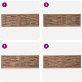 Uzglavlje Zidne Prirodna 160 cm Čvrsto teak drvo | Eponuda.com