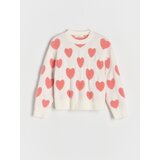 Reserved GIRLS` SWEATER - krem | shoptok.hr