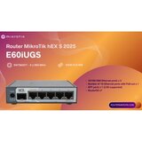 MikroTik Ruter E60iUGS hEX S, 5 x GB LAN/1 x WAN/2.5GbE SFP + USB3. | Eponuda.com