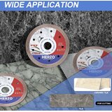 HERZO 2x 125 mm diamantna rezalna plošča za keramiko in kamen | Shoptok.si