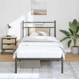 vidaXL Posteljni okvir brez vzmetnice hrast 90x200 cm inženirski les | Shoptok.si
