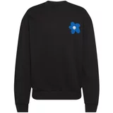 Hugo Blue Sweater majica 'Needvell' plava / crna / bijela