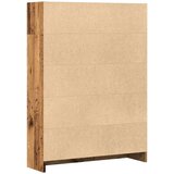 vidaXL Knjižna omara starinski les 80x24x109 cm inženirski les | Shoptok.si