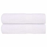 vidaXL Ručnici za kupanje FROGN 2 kom Bijeli 100x150 cm 360 g/m² - Bijela 100 x 150 cm 2 | shoptok.hr