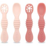 Dardanar Baby learning eating training spoon silicone sticky spoon children's sticky spoon soup spoon baby silicone spoon fork complementary food tableware, (21066498) Cene