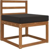  Jastuk za vanjsku sofU Crna 60 x 60 x 8 cm Poliester - Crna 60 x 60 cm 1x sjedalo | shoptok.hr