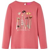 vidaXL Otroška majica z dolgimi rokavi starinsko roza 128 | Shoptok.si
