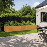  Povišeni vrtni krevet Prirodna 400 x 80 x 55 cm | shoptok.hr