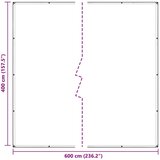CERADA s rupama *Transparent*an 4 x 6 m Polietilen - 4 x 6 m | shoptok.hr