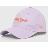 New Era Bombažna bejzbolska kapa vijolična barva