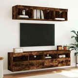  Zidni TV ormarići LED 2 kom boja hrasta 80x30x40 cm | shoptok.hr