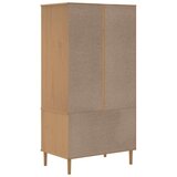 vidaXL Garderobna omara SENJA videz ratana rjava 90x55x175 cm borovina | Shoptok.si