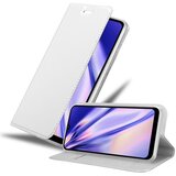 Cadorabo Ohišje, združljivo z Samsung Galaxy A02s v klasično srebrno - Zaščitni ovitek z magnetnim zapiranjem, stoječo funkcijo in režo za kartice, (20559036) | Shoptok.si
