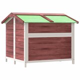  Kućica za pse boja kave 96 x 87 x 80,5 cm od masivne borovine | shoptok.hr