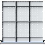 ANKE Pločevinast razdelilnik, delitev 1/3, za omaro širine 760 mm, za predale z višino 60 mm | Shoptok.si