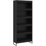 Ormarić za knjige 2 pcs Crni hrast 80 x 30 x 189,5 cm | shoptok.hr