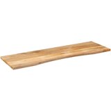  Ploča za radni stol zaobljena 160x50x2,5 cm od drva manga | shoptok.hr